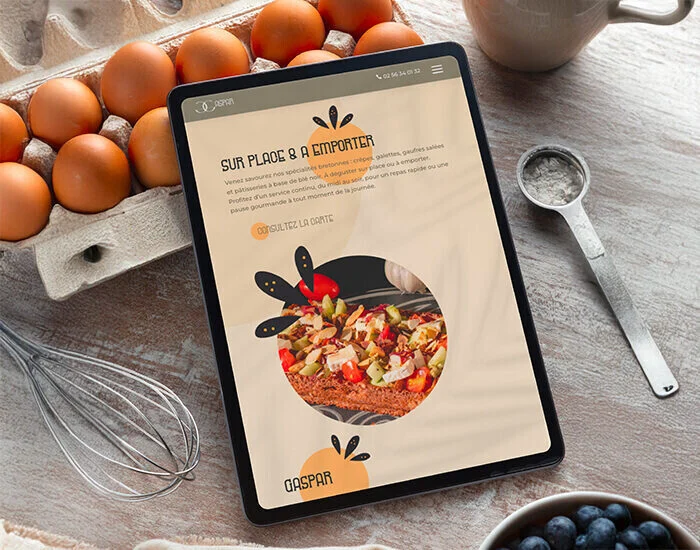Gaspar_Paysage_Azelty création site internet restaurant