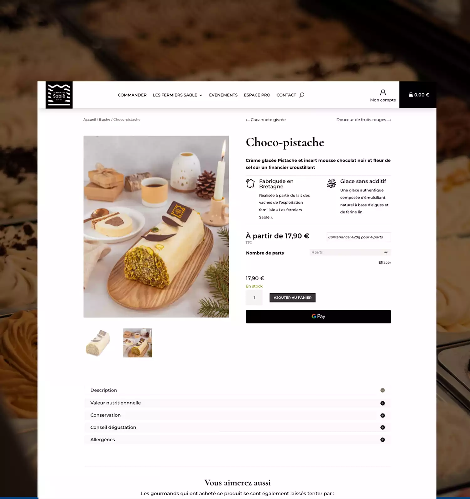 Les fermiers sablé_création de site internet - 11